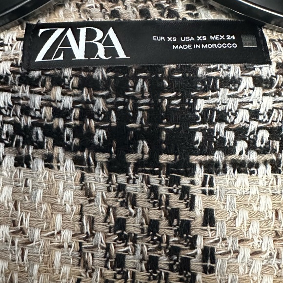 Zara Plaid Shacket Jacket - Picture 4 of 4